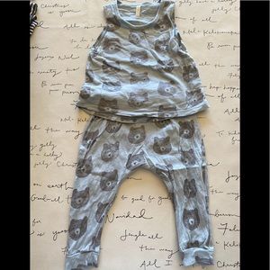 Rylee + Cru Bear Set 12-18 EUC